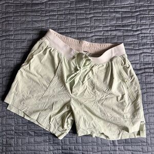Lululemon Green Workout Shorts (M)